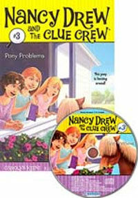 Nancy Drew and The Clue Crew #3 : Pony Problems (Paperback + CD)