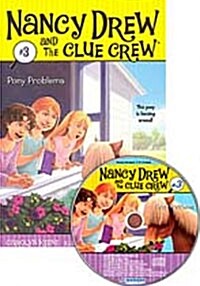 [중고] Nancy Drew and The Clue Crew #3 : Pony Problems (Paperback + CD)