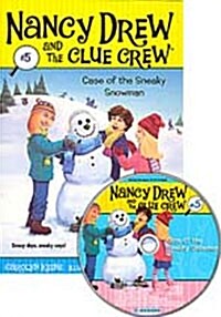 [중고] Nancy Drew and The Clue Crew #5 : Case of the Sneaky Snowman (Paperback + CD)