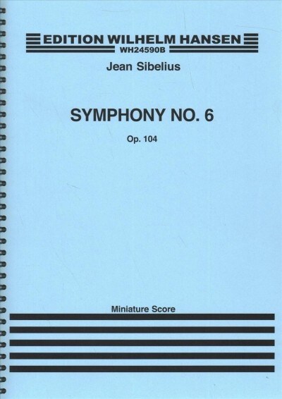 Sibelius Symphony No. 6 Op. 104 Mini Score (Paperback)