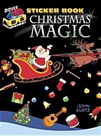 Christmas Magic Sticker Book [With 3-D Glasses] (Paperback)
