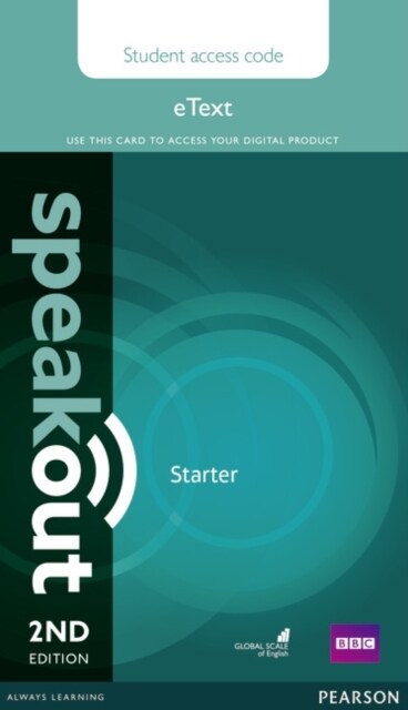 Speakout Starter 2nd Edition eText Access Card (Digital product license key, 2 ed)