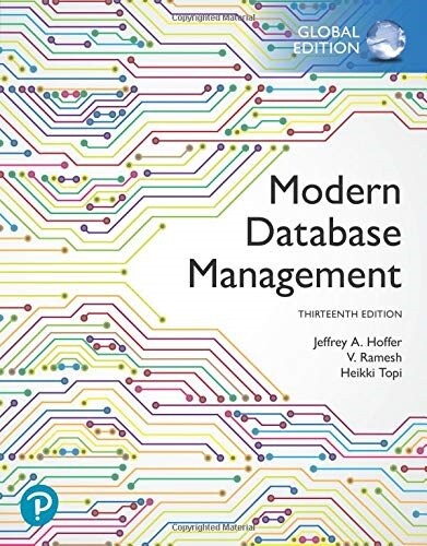 [중고] Modern Database Management, Global Edition (Paperback, 13 ed)