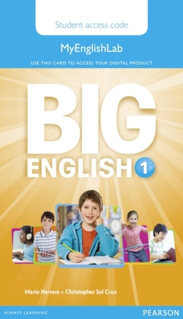 Big English 1 Pupils MyEnglishLab Access Code (standalone) (Digital product license key)