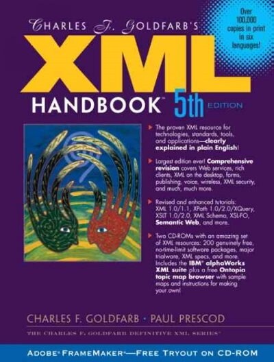 Charles F. Goldfarbs Xml Handbook (Paperback, CD-ROM, 5th)