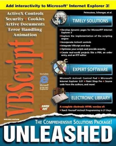 Vbscript Unleashed (Paperback, CD-ROM)