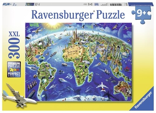World Landmarks Map 300 PC Puzzle (Other)