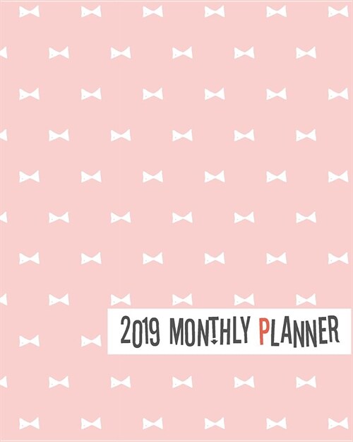 2019 Monthly Planner: Yearly Monthly Weekly 12 Months 365 Days Planner, Calendar Schedule, Appointment, Agenda, Meeting (Paperback)