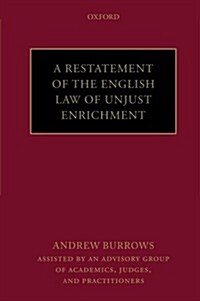 A Restatement of the English Law of Unjust Enrichment (Paperback)
