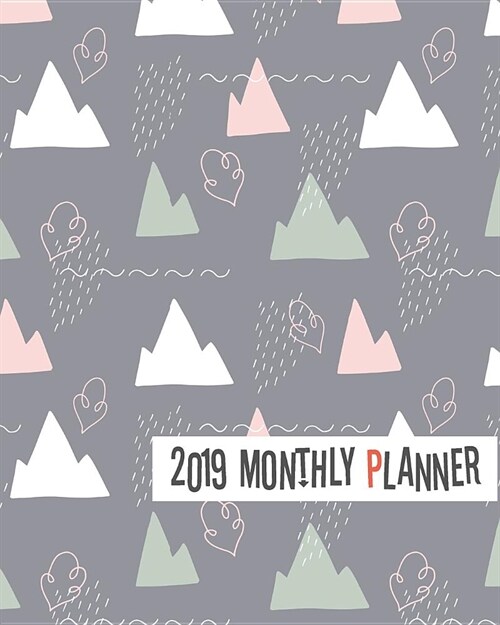 2019 Monthly Planner: Yearly Monthly Weekly 12 Months 365 Days Planner, Calendar Schedule, Appointment, Agenda, Meeting (Paperback)