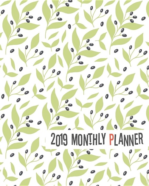 2019 Monthly Planner: Yearly Monthly Weekly 12 Months 365 Days Planner, Calendar Schedule, Appointment, Agenda, Meeting (Paperback)