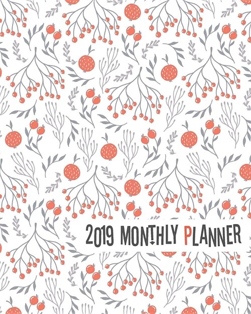 2019 Monthly Planner: Yearly Monthly Weekly 12 Months 365 Days Planner, Calendar Schedule, Appointment, Agenda, Meeting (Paperback)