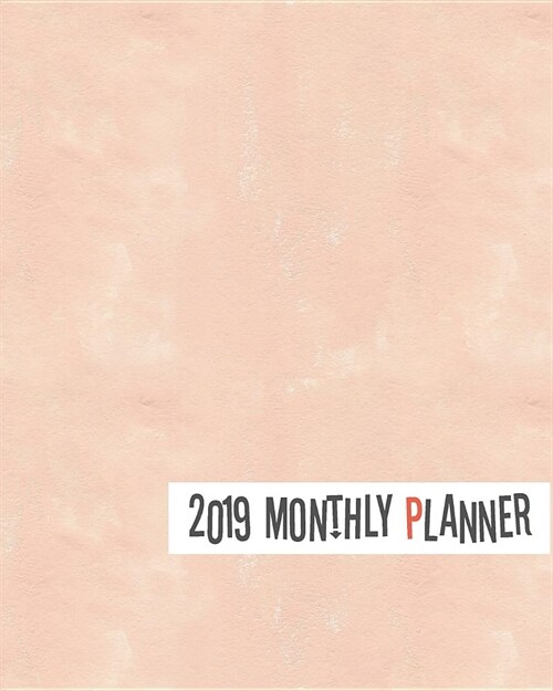 2019 Monthly Planner: Yearly Monthly Weekly 12 Months 365 Days Planner, Calendar Schedule, Appointment, Agenda, Meeting (Paperback)