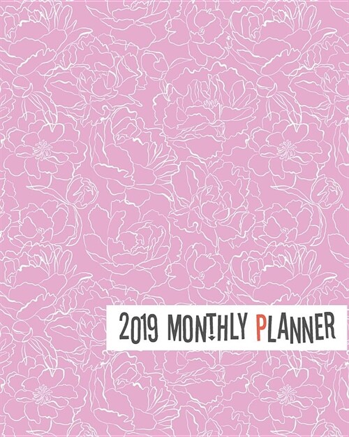 2019 Monthly Planner: Yearly Monthly Weekly 12 Months 365 Days Planner, Calendar Schedule, Appointment, Agenda, Meeting (Paperback)