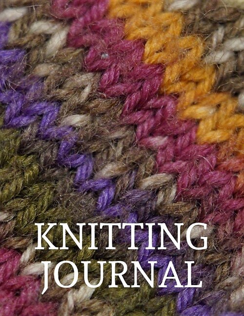 Knitting Journal: Knitting Journal for Designs, to Write In, Half Lined Paper, Half Graph Paper (4:5 Ratio) (Wool Design) (Paperback)