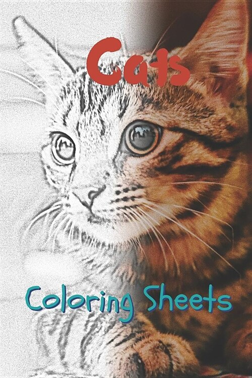 Cat Coloring Sheets: 30 Cat Drawings, Coloring Sheets Adults Relaxation, Coloring Book for Kids, for Girls, Volume 12 (Paperback)