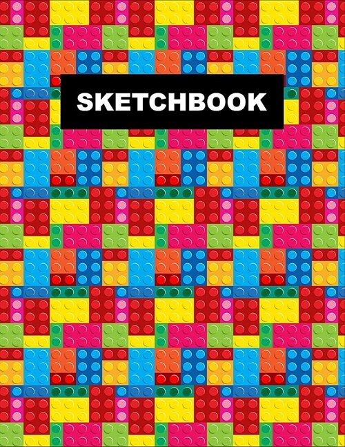 Sketchbook: The Unofficial Lego Blocks Sketchbook for Boys, Kids & Teens Large Notebook (Paperback)