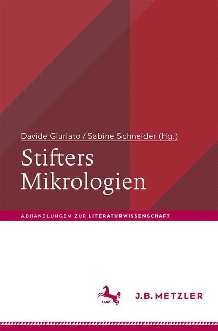 Stifters Mikrologien (Paperback)