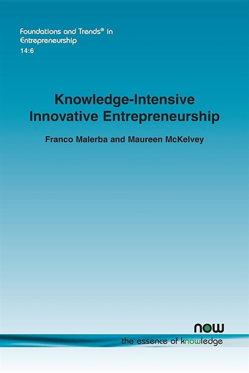 Knowledge-Intensive Innovative Entrepreneurship (Paperback)