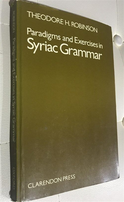 [중고] Paradigms And Exercises in Syriac Grammar (Hardcover, 4th)