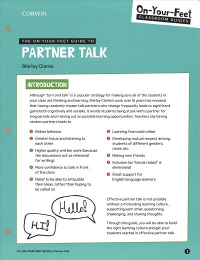 The On-Your-Feet Guide to Partner Talk (Paperback)