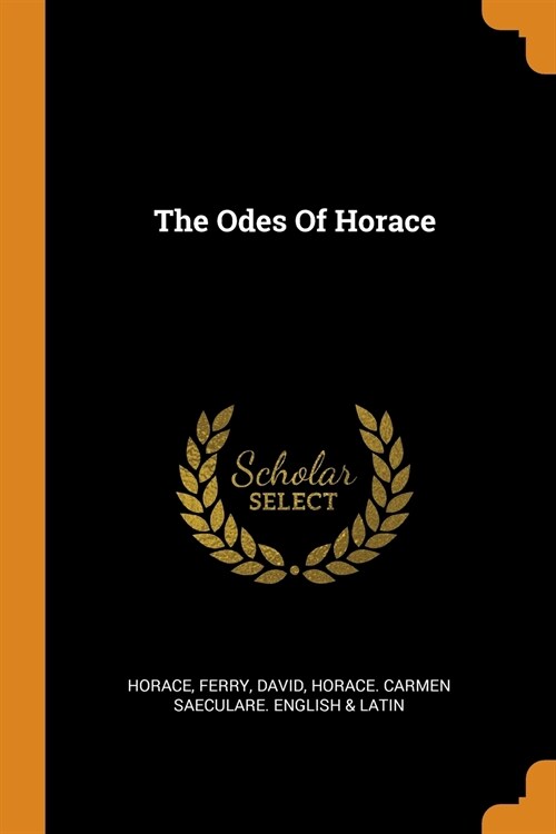 The Odes of Horace (Paperback)