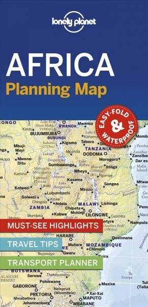 Lonely Planet Africa Planning Map (Folded)