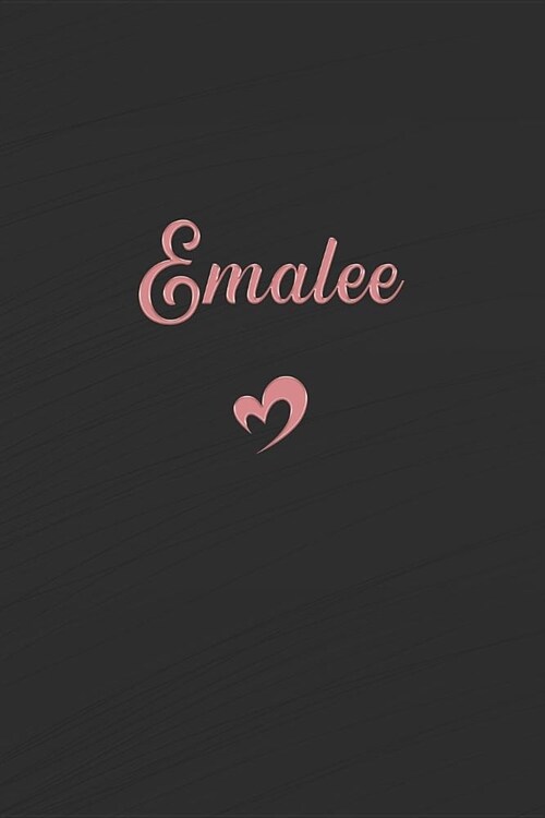 Emalee: Personalized Blank Lined Journal (Paperback)