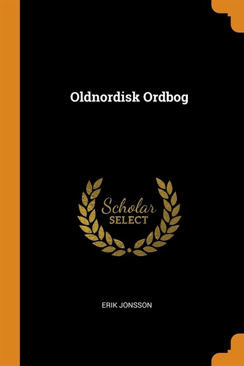 Oldnordisk Ordbog (Paperback)