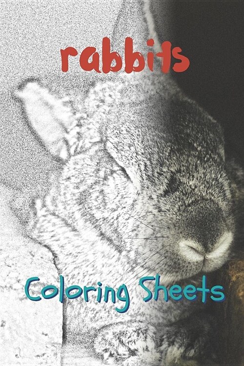 Rabbit Coloring Sheets: 30 Rabbit Drawings, Coloring Sheets Adults Relaxation, Coloring Book for Kids, for Girls, Volume 1 (Paperback)