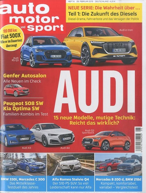 Auto Motor + Sport (격주간 독일판): 2019년 02월 28일
