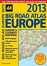 AA Big Road Atlas Europe (Paperback)