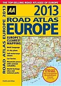 AA Road Atlas Europe (Paperback)