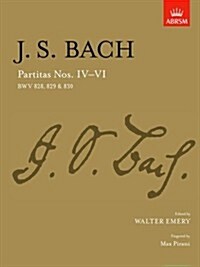 Partitas IV-VI : Bwv 828-830 (Sheet Music)