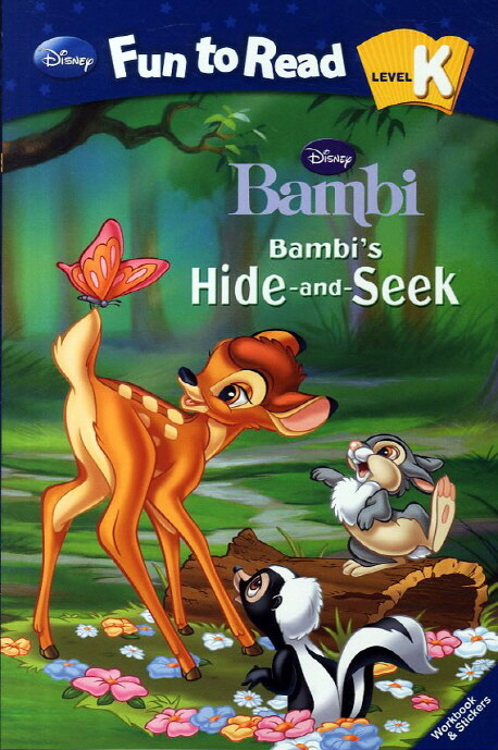 Disney Fun to Read K-02 : Bambis Hide-and-Seek (밤비) (Paperback)