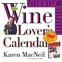The Wine Lovers 2009 Calendar (Paperback, Page-A-Day )