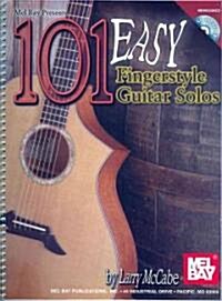 101 Easy Fingerstyle Guitar Solos [With CD] (Spiral)