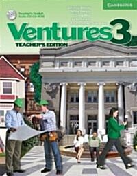 [중고] Ventures Level 3 Teacher‘s Book with Teacher‘s Toolkit CD-ROM (Package, Teachers ed)