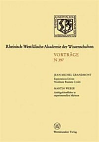 Rheinisch-Westf?ische Akademie Der Wissenschaften: Natur-, Ingenieur- Und Wirtschaftswissenschaften Vortr?e - N 397 (Paperback, 1993)
