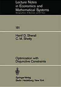 Optimization with Disjunctive Constraints (Paperback, Softcover Repri)