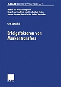 Erfolgsfaktoren Von Markentransfers (Paperback, 2002)