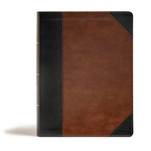 CSB Tony Evans Study Bible, Black/Brown Leathertouch: Study Notes and Commentary, Articles, Videos, Easy-To-Read Font (Imitation Leather)