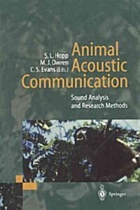 Animal Acoustic Communication: Sound Analysis and Research Methods (Paperback, Softcover Repri)