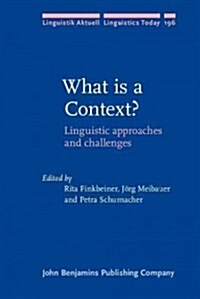 What Is a Context? (Hardcover)