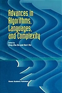 Advances in Algorithms, Languages, and Complexity (Paperback, Softcover Repri)