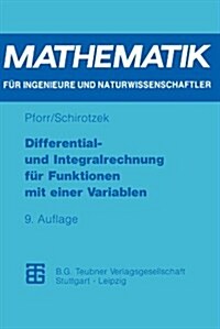 Differential- Und Integralrechnung F? Funktionen Mit Einer Variablen (Paperback, 9, 9., Neu Bearb.)