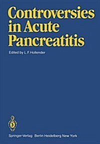 Controversies in Acute Pancreatitis (Paperback)