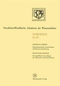 Nordrhein-Westf?ische Akademie Der Wissenschaften: Natur-, Ingenieur- Und Wirtschaftswissenschaften Vortr?e - N 431 (Paperback, 1997)