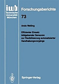 Effizienter Einsatz Bildgebender Sensoren Zur Flexibilisierung Automatisierter Handhabungsvorg?ge (Paperback)