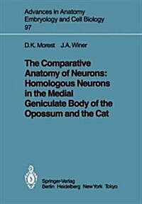 The Comparative Anatomy of Neurons: Homologous Neurons in the Medial Geniculate Body of the Opossum and the Cat (Paperback)